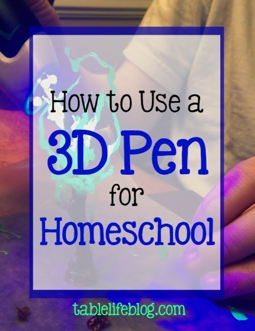 How to Use a 3D Pen for Homeschool