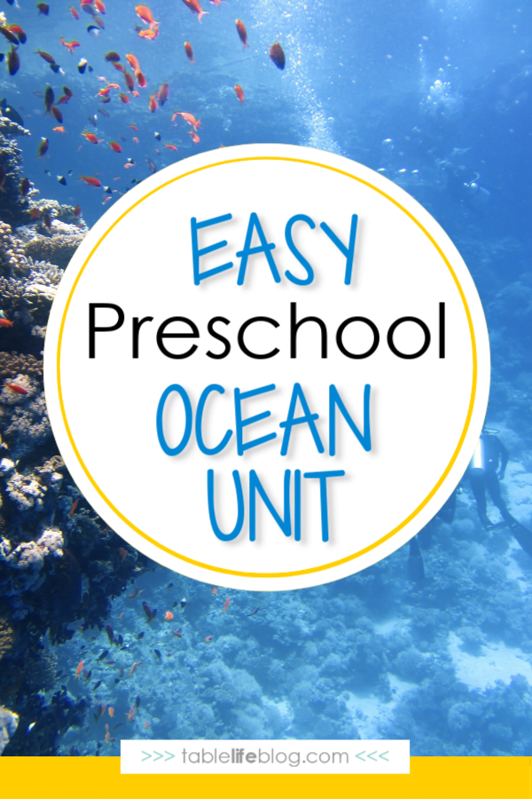 Easy Preschool Ocean Unit