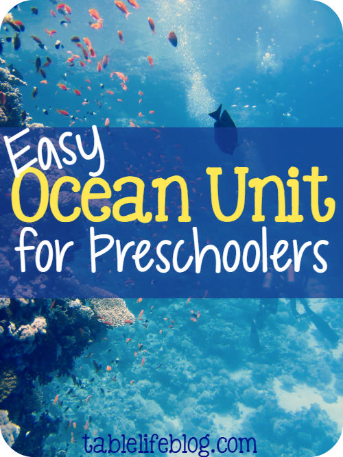 Easy Preschool Ocean Unit