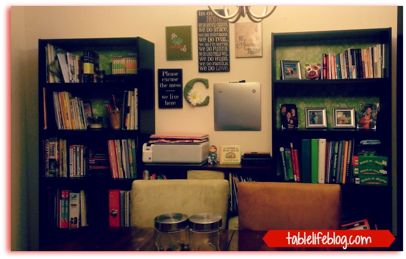 Homeschooling with an Open Floor Plan and Keeping the Clutter Under Control