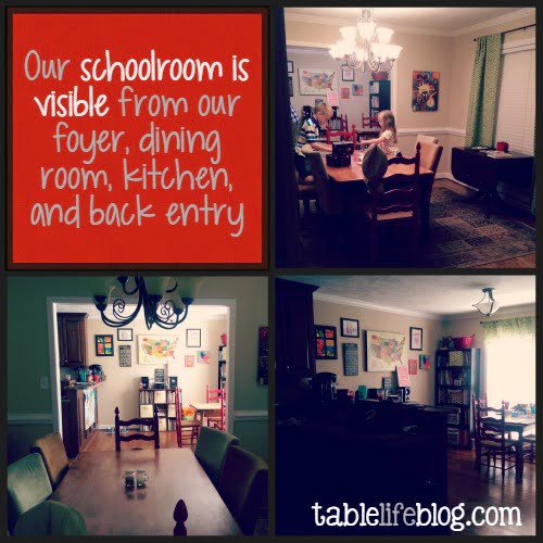 Homeschooling with an Open Floor Plan and Keeping the Clutter Under Control