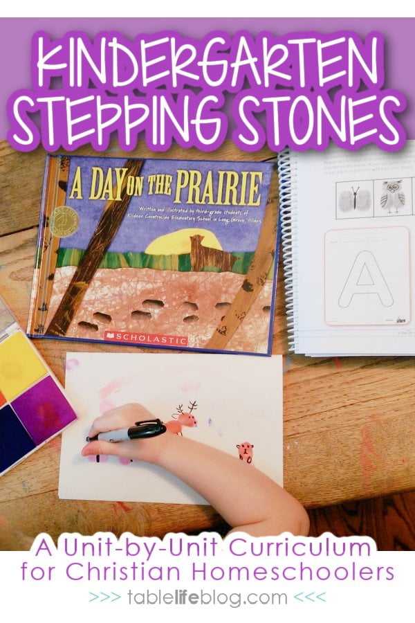 Looking for a Christian curriculum to use at home with your young learner? Here's what you need to know about Kindergarten Stepping Stones from Kendall Hunt RPD.