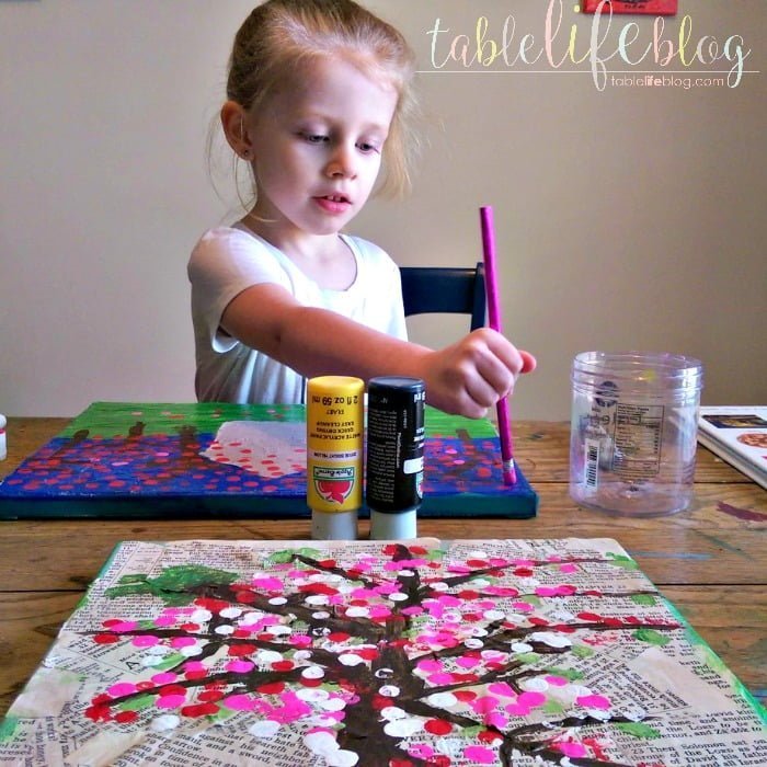 Six Reasons to Add Spring Mixed Media Art to Your Homeschool