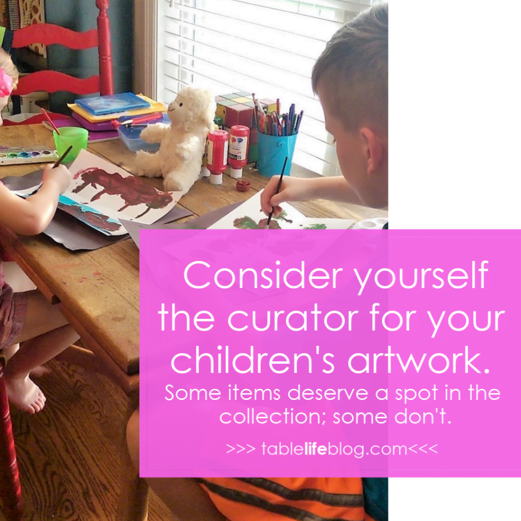 Why I Don't Keep My Kids' Artwork and What I Do Instead