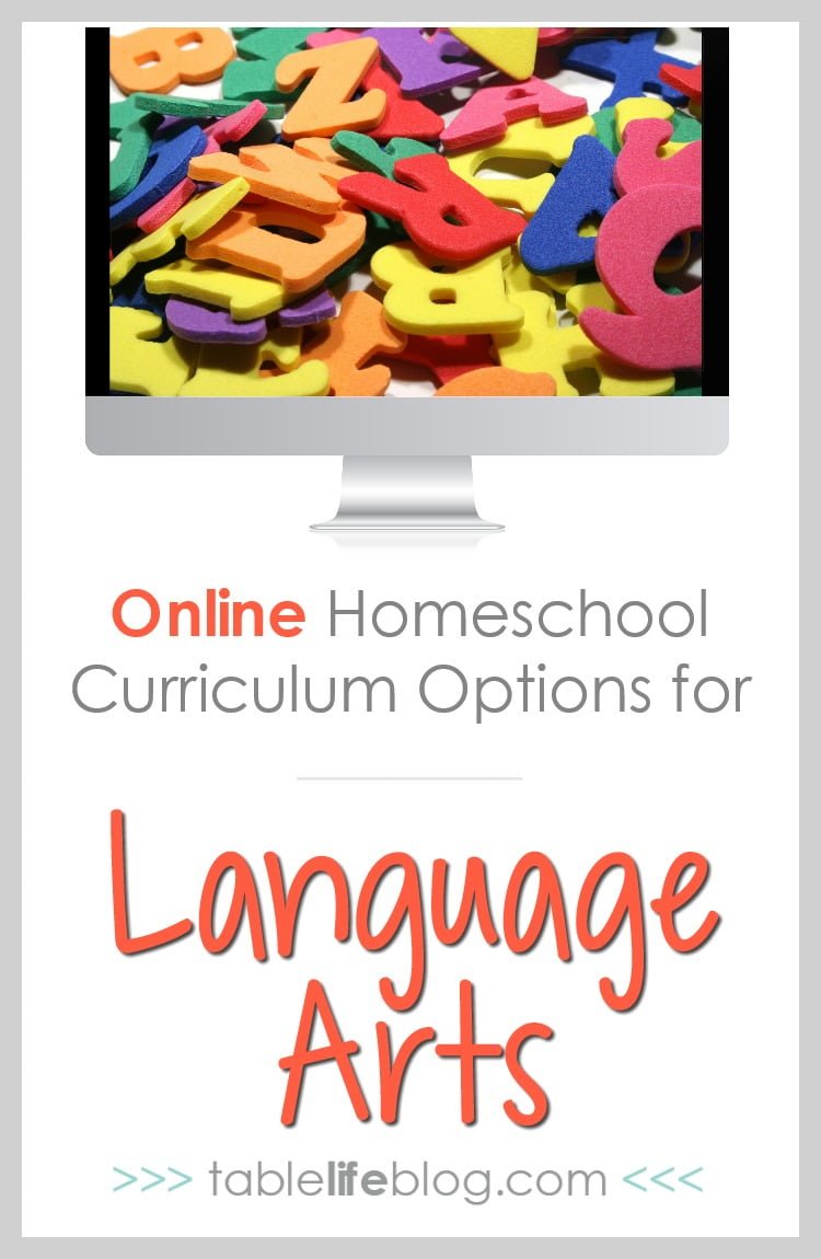 Online Homeschool Curriculum Options for Language Arts