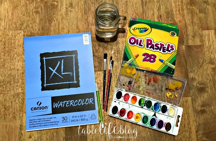 Quick and Easy Colonial Flag Watercolor Art Project