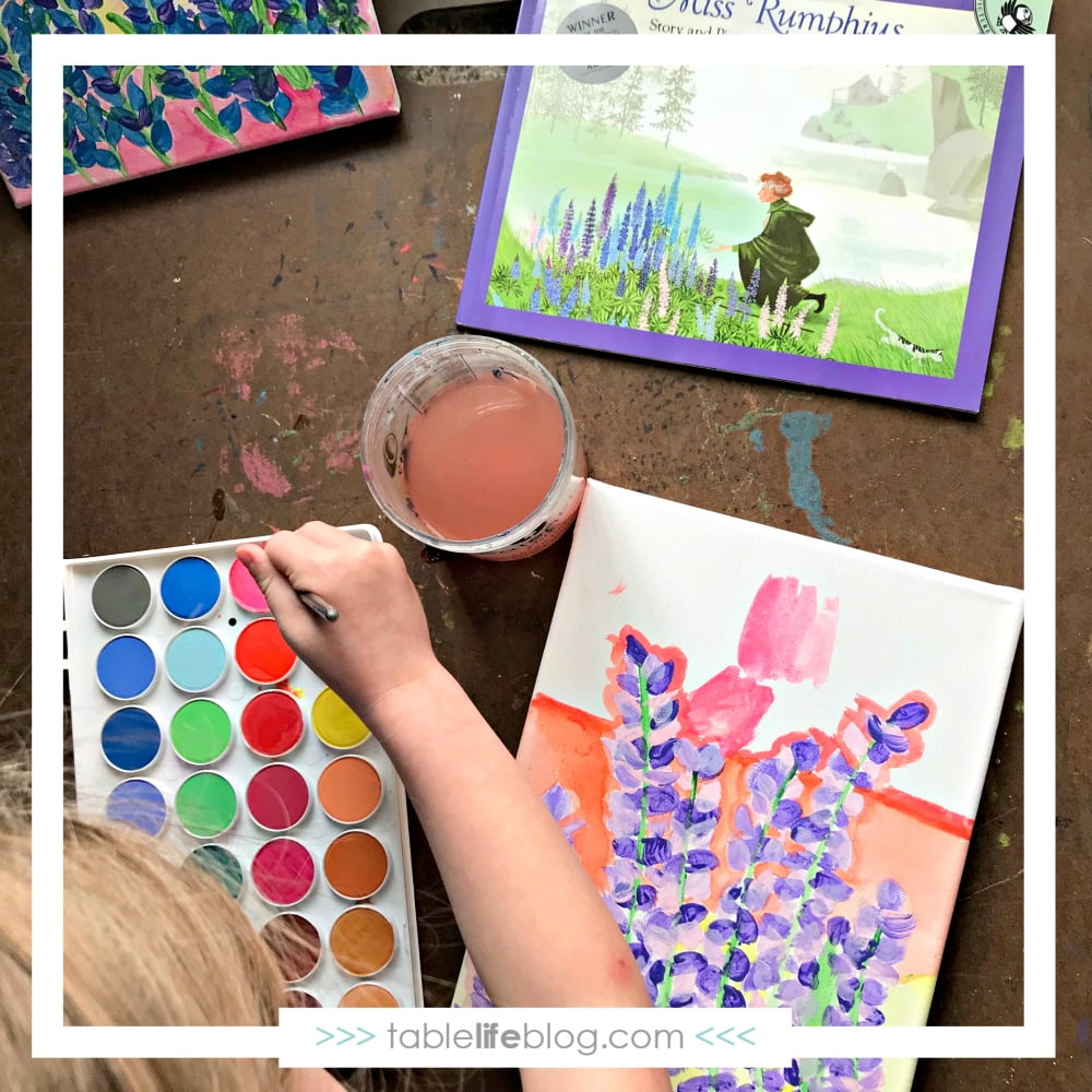 Make The World More Beautiful With Miss Rumphius Mixed Media Art Tablelifeblog