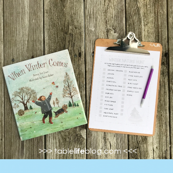 3 Simple Ways to Explore Nature When Winter Comes (+ FREE Printable Winter Scavenger Hunt!)