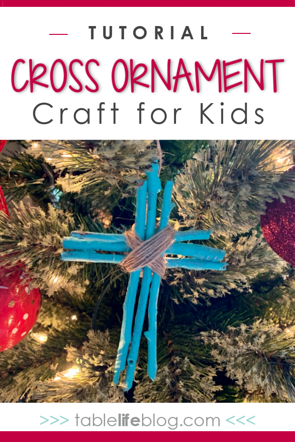 Need a quick and easy Christmas craft to enjoy with your kids? We’ve got a super cute cross ornament tutorial you’re going to love!
