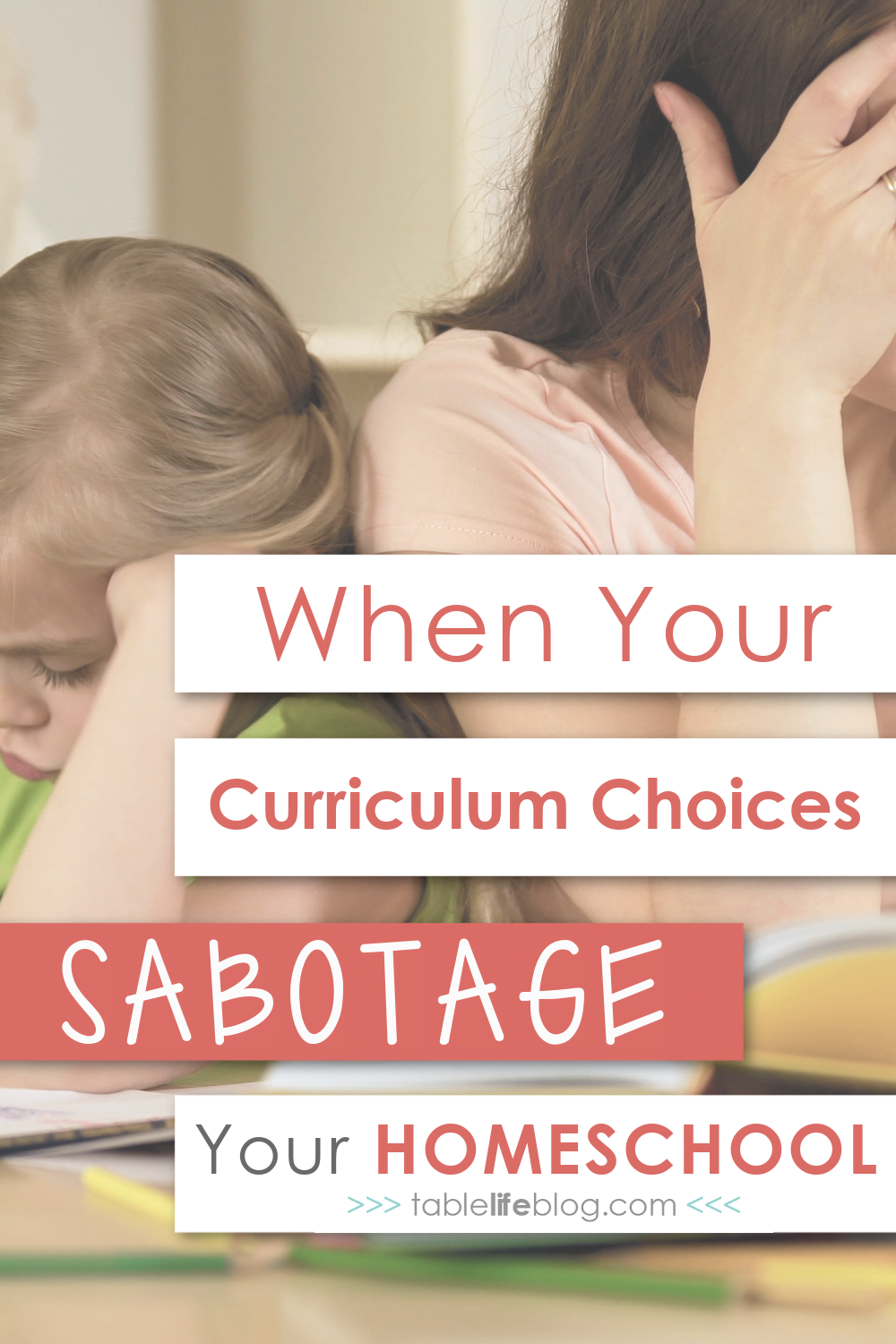 Have you allowed curriculum choices to sabotage your homeschool? Here's how to know and regain control of what your kids are learning.