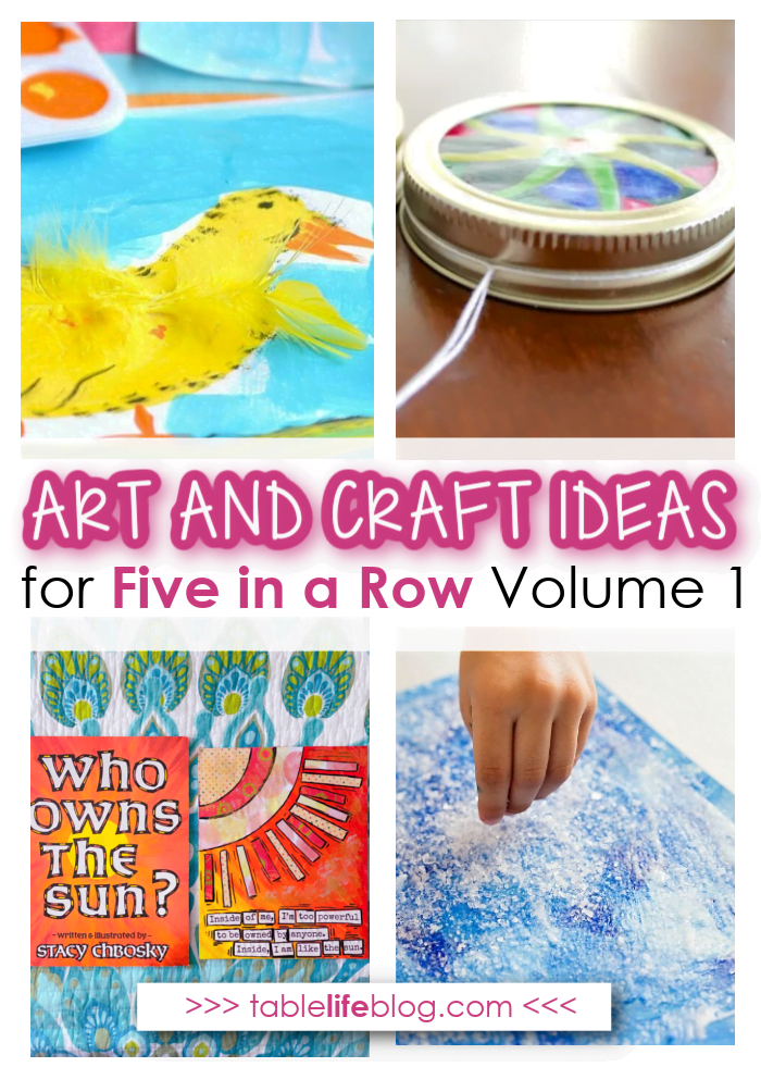 Fun and Easy Five in a Row Art and Craft Ideas for Volume 1