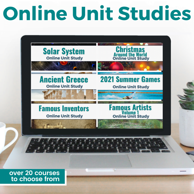 These online unit studies are perfect for topical exploration and cross-curricular learning in your homeschool!