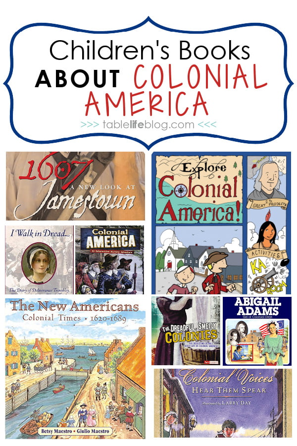 Studying the 13 American colonies in your homeschool? Here are some great children's books about Colonial America to help you learn! 