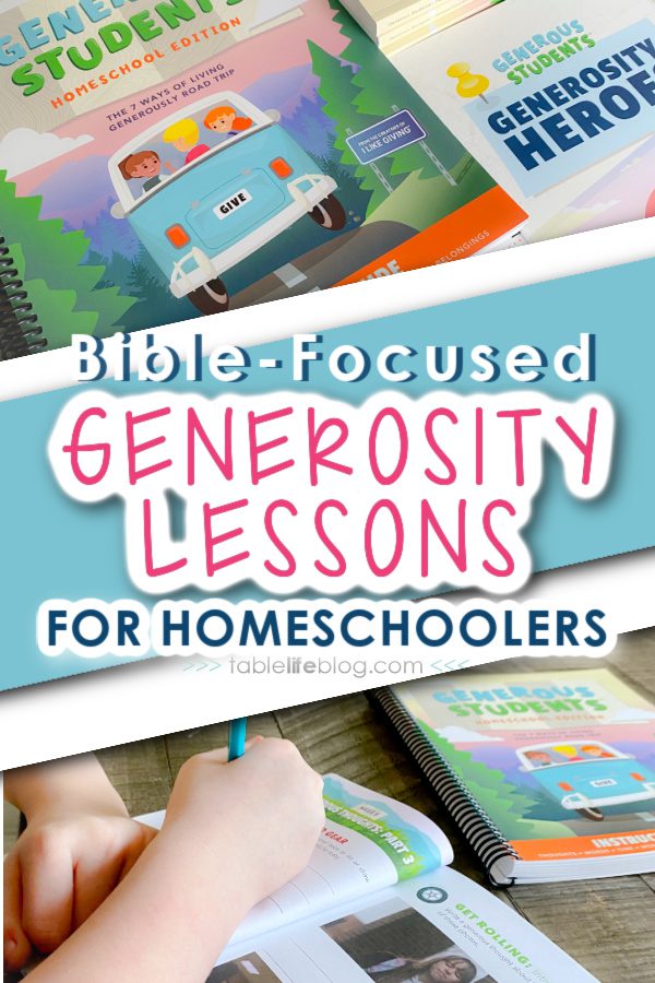 Generous Students: Generosity Lessons for Homeschool Families
