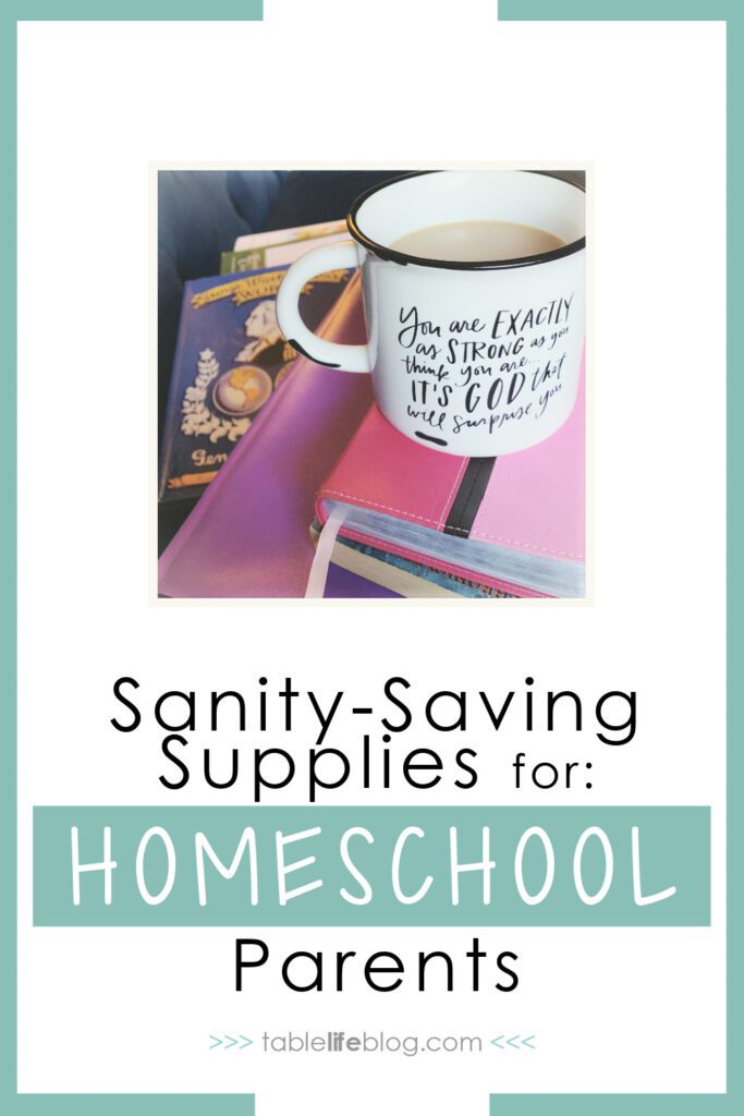 We need to recognize our sanity-savers and be sure we're equipped with the resources we need to homeschool well.