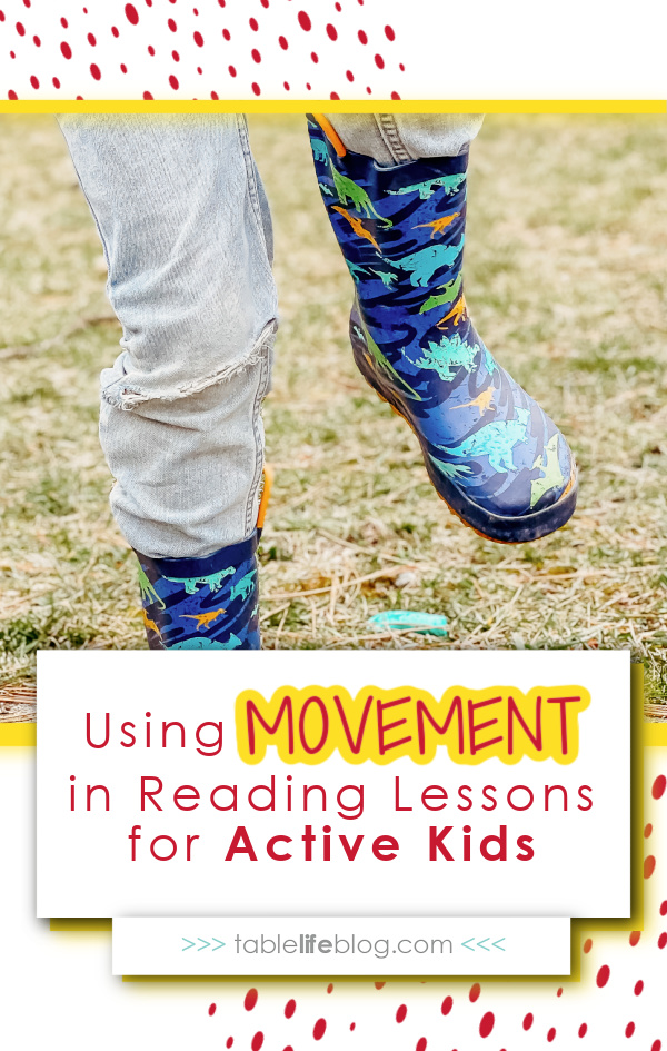 How to use movement in reading lessons for active kids